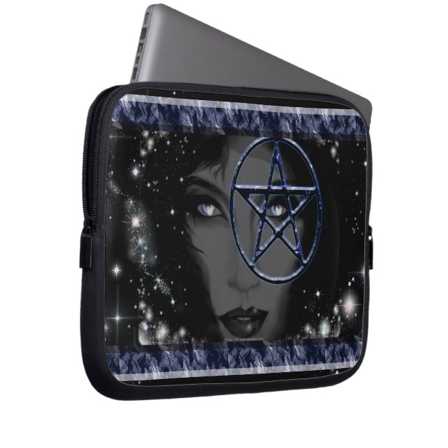 Göttinnen-Pentakel Laptopschutzhülle (Vorne Rechts)