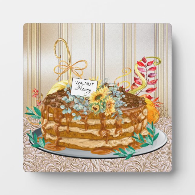 Göttlich dekadent Cake Plaque Fotoplatte (Vorderseite)
