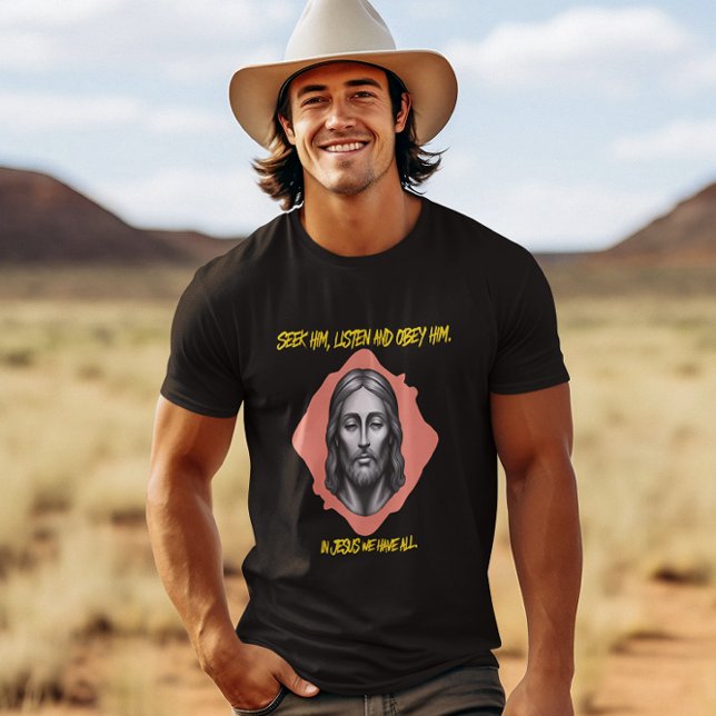 Göttliche Anleitung: Seek, hör, gehorchen T-Shirt (Von Creator hochgeladen)