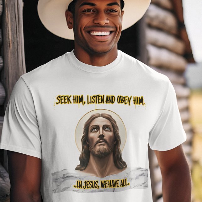 Göttliche Anleitung: Seek, hör, gehorchen T-Shirt (Von Creator hochgeladen)