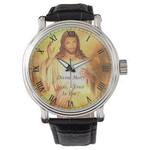 Göttliche Barmherzigkeit Jesus, ich vertraue auf d Armbanduhr