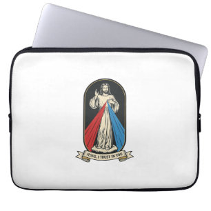 Göttliche Barmherzigkeit Jesus Vintage Laptopschutzhülle