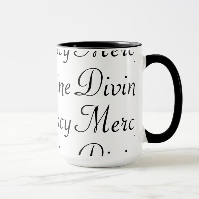 Göttliche Barmherzigkeit Tasse (Rechts)