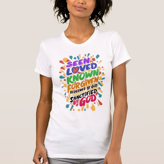 Göttliche Bejahung: Spirituelle Identität annehmen T-Shirt (Vorderseite)