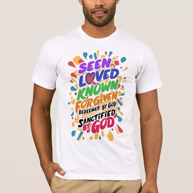 Göttliche Bejahung: Spirituelle Identität annehmen T-Shirt (Vorderseite)