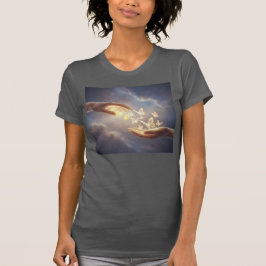 Göttliche Berührung — Goldene Transformation T-Shirt