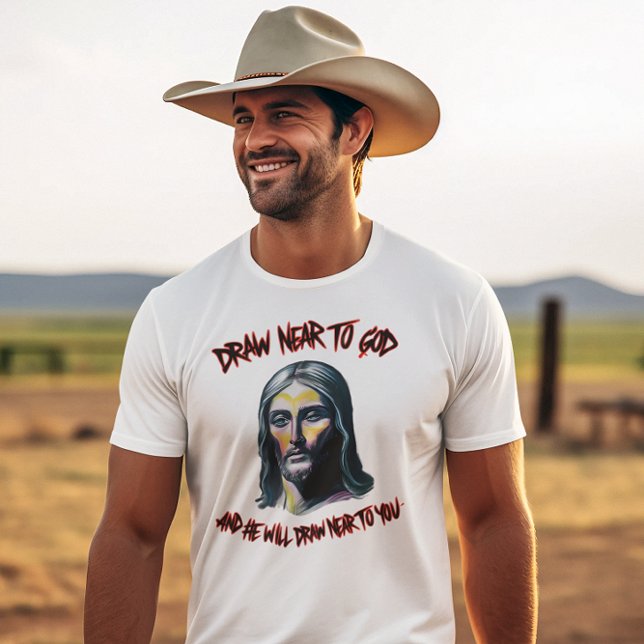 Göttliche Einladung: Zeichn in der Nähe Gottes T-Shirt (Von Creator hochgeladen)