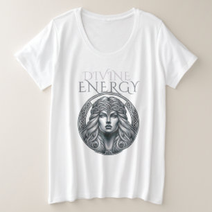 Göttliche Energie - Mystischer Power im keltischen Große Größe T-Shirt