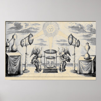 Göttliche Engel der Alchemie Poster
