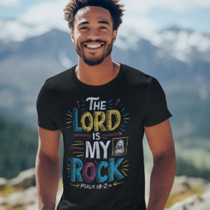 Göttliche Festung: Der Herr ist mein Rock Bible Ve T-Shirt