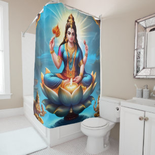 Göttliche Gegenwart: Ganesh Duschvorhang Design
