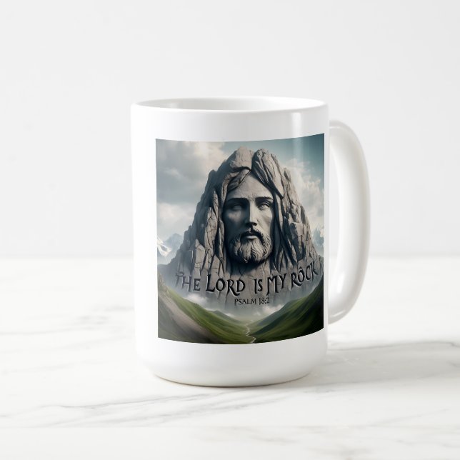 Göttliche Gegenwart unter den Bergen Kaffeetasse (VorderseiteRechts)