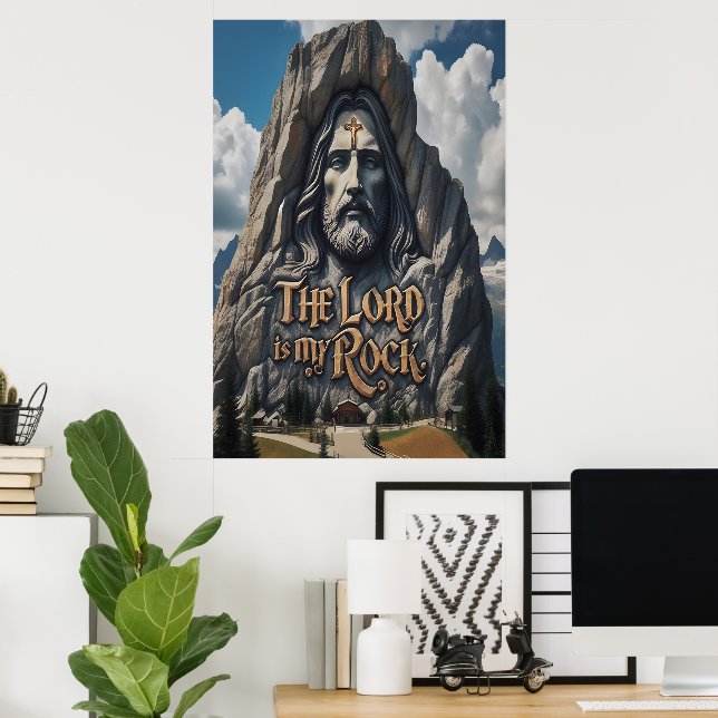 Göttliche Gegenwart unter den Bergen Poster (Heimbüro)