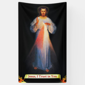 Göttliche Gnade Jesus Banner 3'x5