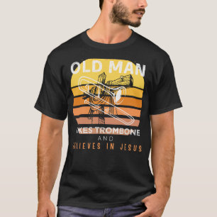 Göttliche Harmonie: Grumpy Alte Menschen Jesus sti T-Shirt