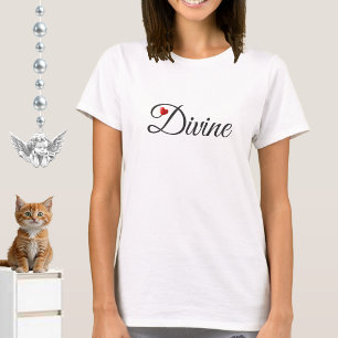 Göttliche Herz-Kalligrafie T-Shirt