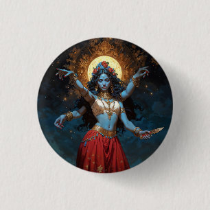 Göttliche Kali Button