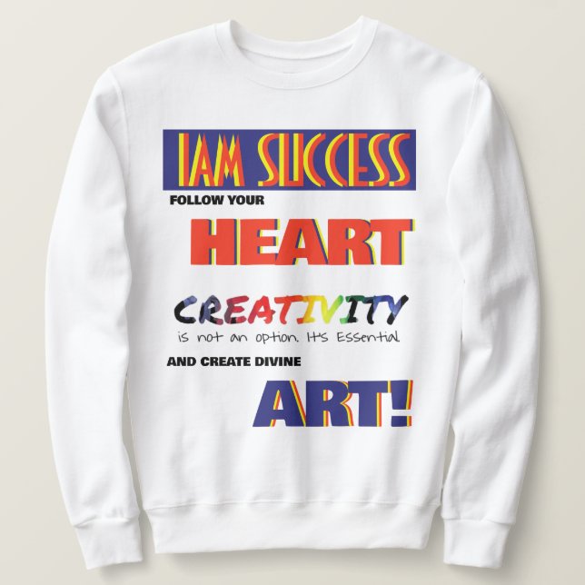 GÖTTLICHE KUNST SWEATSHIRT (Design vorne)