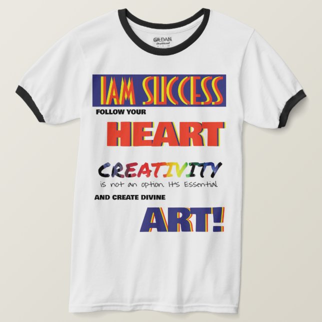 GÖTTLICHE KUNST T-Shirt (Design vorne)