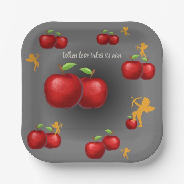 Göttliche Liebe Pappteller (Vorderseite)