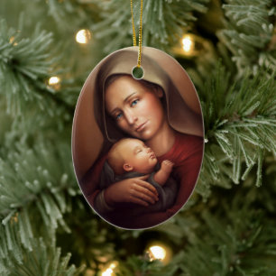Göttliche Mutter Keramik Ornament
