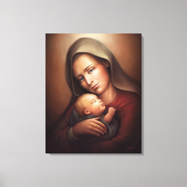 Göttliche Mutter Leinwanddruck (Vorderseite)