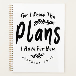 Göttliche Pläne Jeremiah 29:11 Christliches Zitat Planer