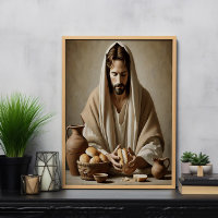 Göttliche Sakrament: Jesus Breaking Brot