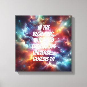 Göttliche Schöpfung Leinwanddruck