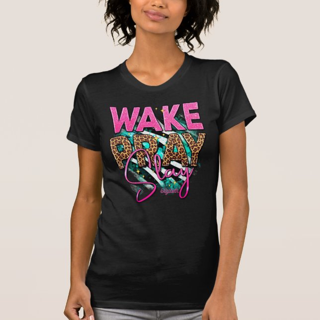 Göttliche schwarze Frau mit spiritueller Inspirati T-Shirt (Vorderseite)