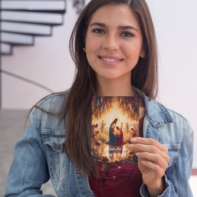 Göttliche Verbindung: Jesus Postkarte (Von Creator hochgeladen)