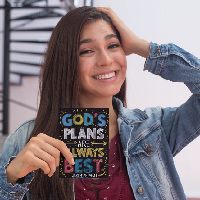 Göttliche Weisheit: Göttungspläne sind immer am be Postkarte (Von Creator hochgeladen)