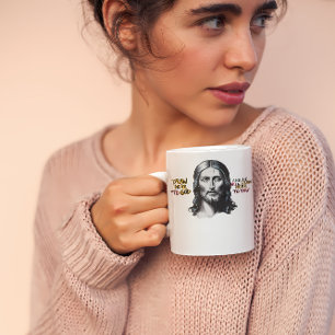 Göttliche Worte: Jesus in der Kunst gehorcht Kaffeetasse