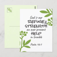 Göttliche Zuflucht - Psalm 46:1 für spirituellen K