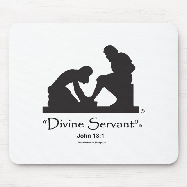 "Göttlicher Bedienstet-" Mousepad (Vorne)