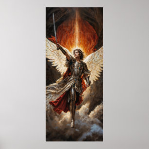 Göttlicher Beschützer Erzengel Michael Poster