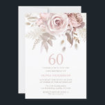 Göttlicher Blush Roses 60. Geburtstagsparty Einladung<br><div class="desc">Götzenblush Rosen 60. Geburtstagsparty Einladung verfügbar als digitale Einladung Frauen 60. Geburtstagsparty Einladung Siehe Matching Sammlung in Nest und Nest Store</div>