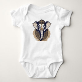 Göttlicher Ganesha: Ein Symbol der Weisheit und de Baby Strampler