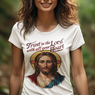 Göttlicher Glaube: Jesus ermutigt den Glauben T-Shirt