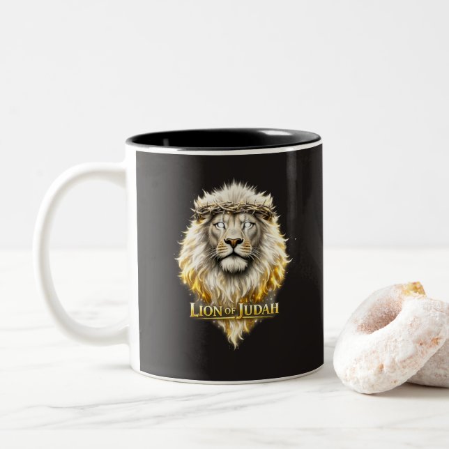 Göttlicher König - Löwe von Juda Tasse (Mit Donut)