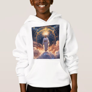 🌟 Göttlicher Kosmos: Jesus unter den Sternen ✝️ ✨ Hoodie
