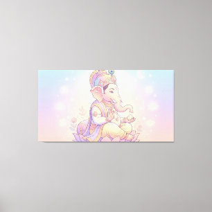 Göttlicher ruhiger Ganesha Leinwanddruck