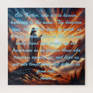 Göttlicher Sonnenuntergang: Lord's Gebet Inspirati