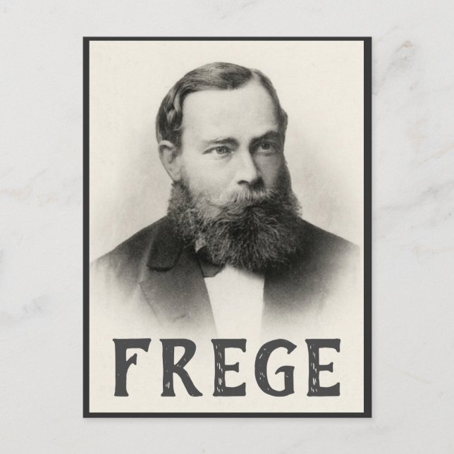 Gottlob Frege Postkarte (Vorderseite)