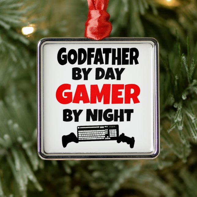 Götzendiener-Lieben spielen Videospiele Ornament Aus Metall (Baum)