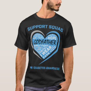 Götzendiener Typ 1 Diabetes Aufklärung GodTochter  T-Shirt
