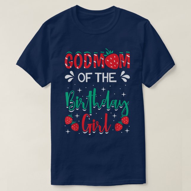 Götzenmädchen der Strawberry vom Geburtstag T-Shirt (Design vorne)