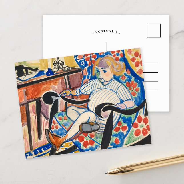 Gouache | Henry Lyman Saően Postkarte (Von Creator hochgeladen)