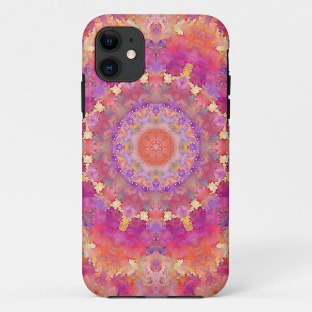 Gouache-Mandala Case-Mate iPhone Hülle (Rückseite)