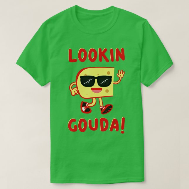Gouda Cheese Enthusiast Cheesemaker Turophile Chee T-Shirt (Design vorne)